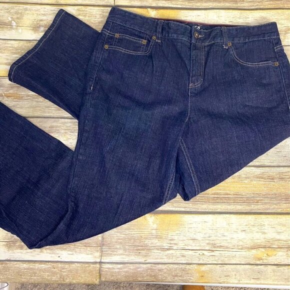 Tommy Hilfiger Dark Wash Jeans Hope Boot Cut Women's Size 18 Short - Picture 1 of 10